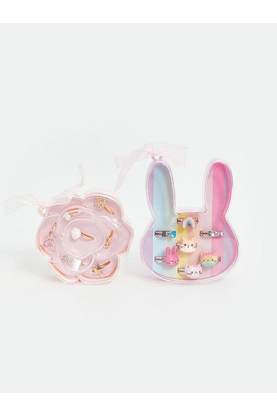 LC Waikiki Mixed Boxed Girl's Ring Set (S5)