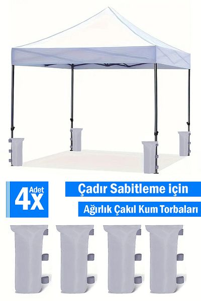 Bundeba Weight Bags 4Pcs Sand Weight Bags with Leg Weights for Pop up Canopy Sun Shade Umbrella