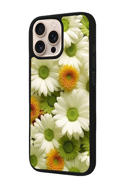 Aksel Kılıf Apple iPhone 16 Pro Compatible Printed, Matte Black, Soft Silicone, Protective, Shock Absorbing Cover, Case