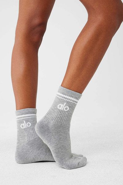 inu yoga Alc Unisex Half-Crew White Yoga Socks Compatible with Size 37-42