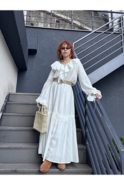 Bak'ap Преміум-вірусна літня сукня з довгими оборками на Pinterest