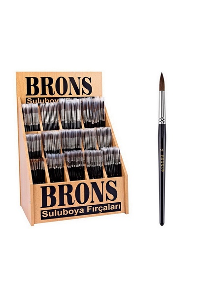 Brons 145 Series Pony Hair Round Tip Brush No:14