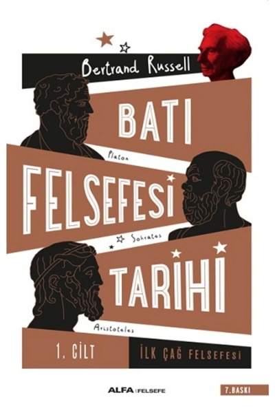 Alfa Yayınları Bertrand Russell Batı Felsefesi Tarihi 1. Cilt Felsefe Düşünce Kitabı Türkçe Ciltsiz