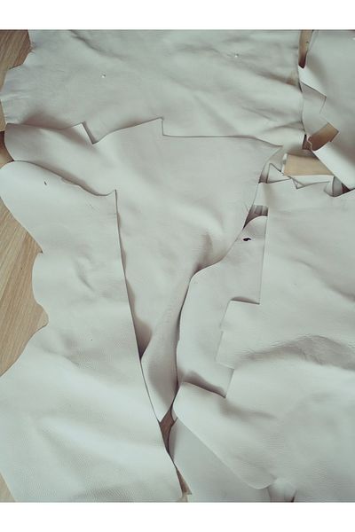 hoaryage Crazy Leather, Thick Skin Pieces Mixed Sizes, Bag Wallet Holder Half Kilo