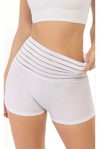 arona lingerie Women's Supportive Corset Leggings White