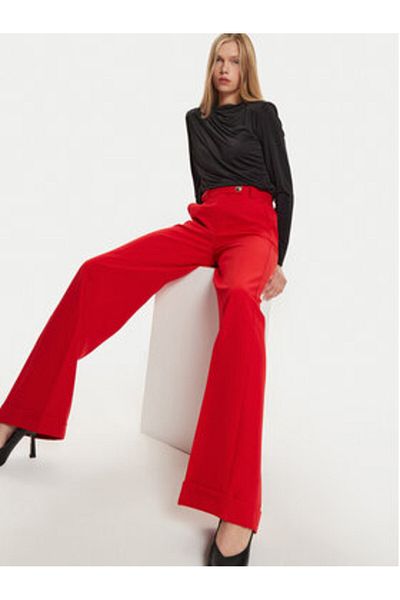 MARYLEY Women's Fabric Trousers 24IB563/43MA Red