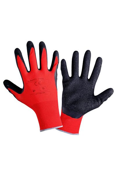 Lahti Pro Latex Glove With Polyester - 9