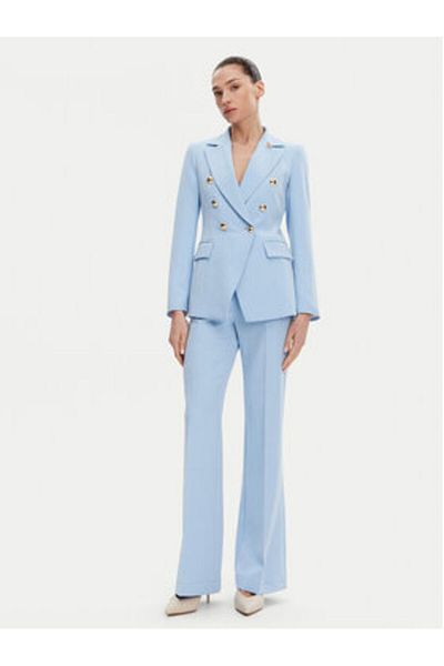 MARYLEY Pantaloni din material textil pentru femei 25EB587/43MA albastru deschis