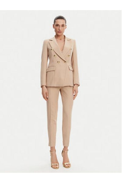 MARYLEY Pantaloni din material textil pentru femei 25EB52Z/M24/43PG bej