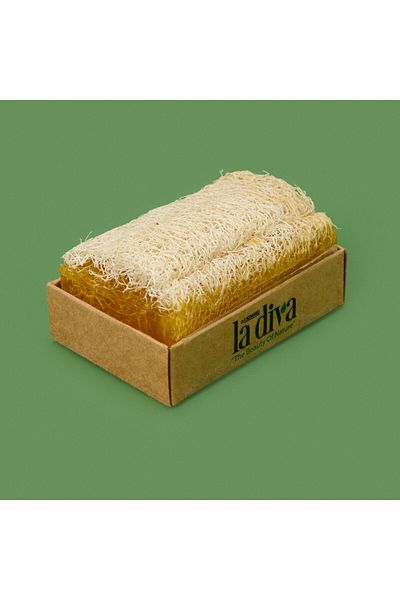 MATMEL Diva Sulphur Pumpkin Fiber Soap - Brown - 130 Gr
