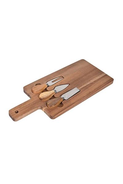 MATMEL Acacia Cheese Presentation Set - Brown - 37X16 cm