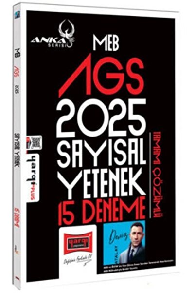 Yargı Yayınları 2025 MEB AGS Anka Serisi Sayısal Yetenek Tamamı Çözümlü 15 De...
