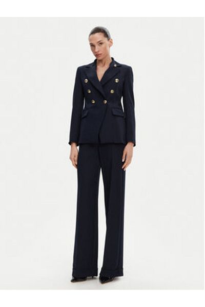 MARYLEY Women's Fabric Trousers 25EB537/M26/43BL Navy Blue