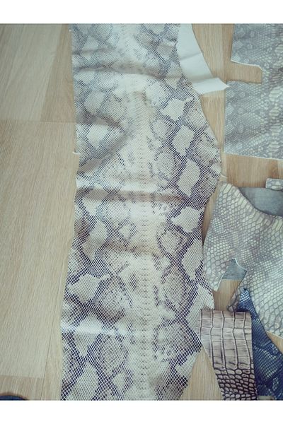 hoaryage Crazy Leather, Thick Skin Pieces Mixed Sizes, Bag Wallet Holder Half Kilo