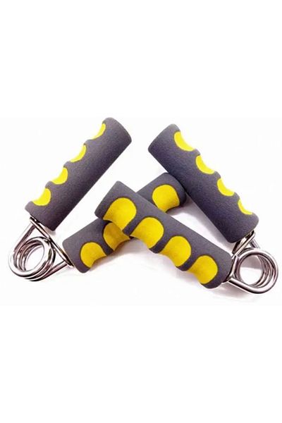 SyaMAG Set 2 piese, aparat de exerciții pentru încheietura mâinii, gri-galben, 8,5x3 cm