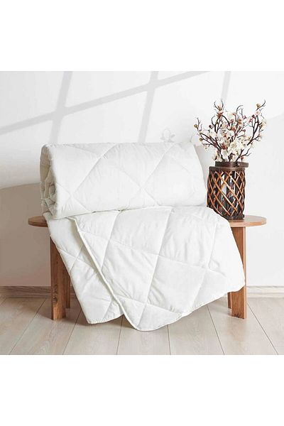 ASPARTAM Soft Single Microfiber Quilt - White - 155X215 cm