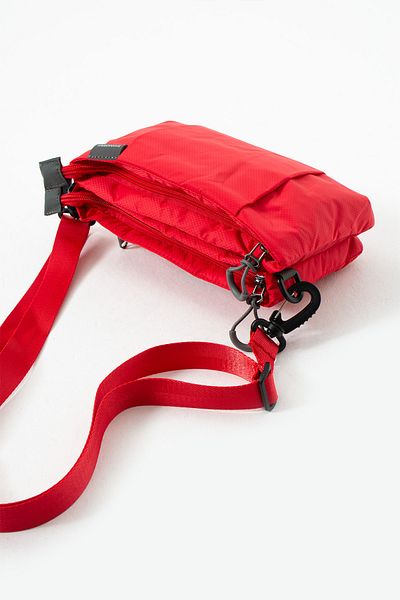 OLDSO Sanmorris Women's 4 Compartment Parachute Fabric Adjustable Crossbody Bag