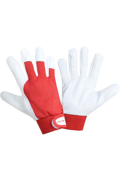 Lahti Pro Sheepskin Glove / Red-White - 9