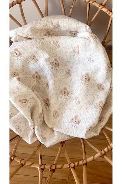 Mamareng Muslin Cover of the Koala Series 100% Cotton 90X90 cm