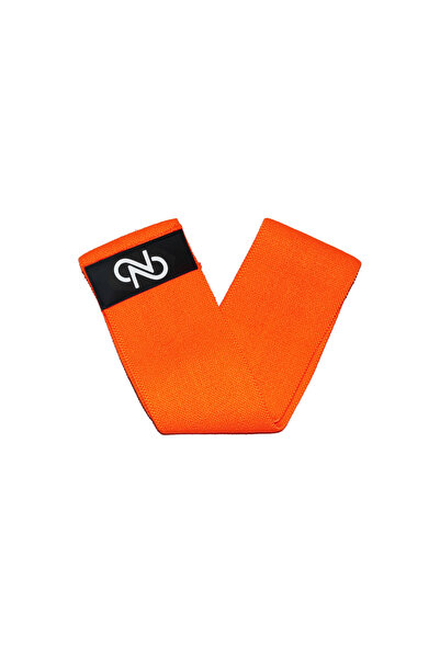 CNE Ticaret حزام مقاومة للساق من Loop Band، شريط تمرين مطاطي برتقالي صعب 15-22 كجم Fit Squad