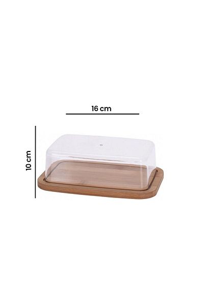 Excellent Houseware Bamboo Butter Bowl - 10X16 cm