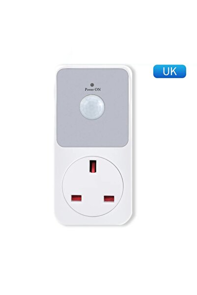 choice2 مفتاح إضاءة ليلية LED مزود بمستشعر الأشعة تحت الحمراء PIR، قابس بريطا...