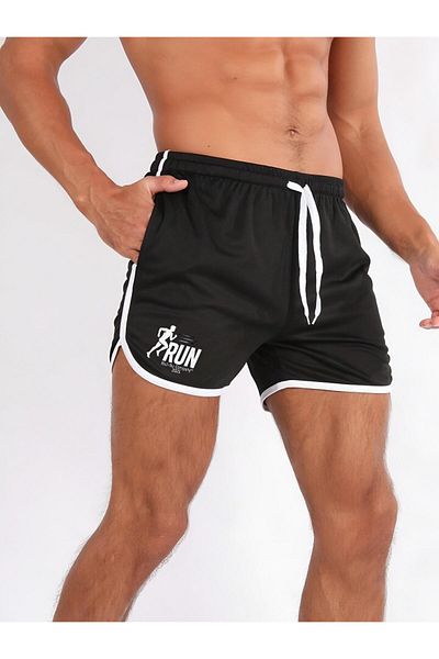 NewCabin New Season Premium Honeycomb Fabric Sports Gym Training Shorts