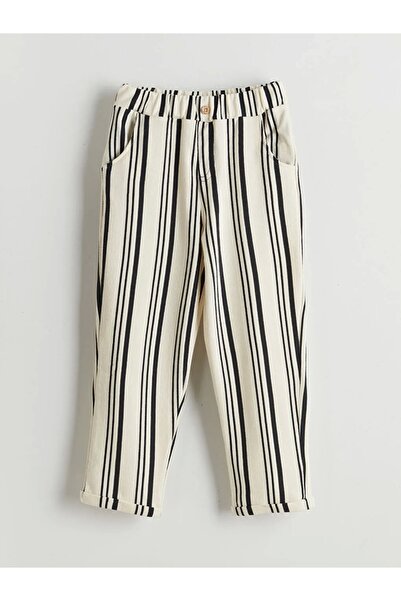 LC Waikiki Kids Anthracite Polo Neck Boys T-Shirt and Pants 2-Piece