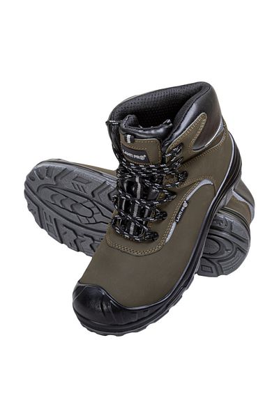 Lahti Pro Leather-Suede Boots With Reflective (S3Src) - 40