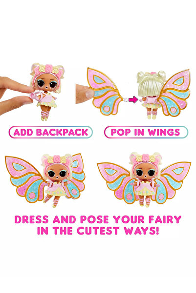 ADORE OYUNCAK I Chose I Bought L.O.L. Surprise Fairies Series Doll – Winged Collectible Figure with 7 Surprises