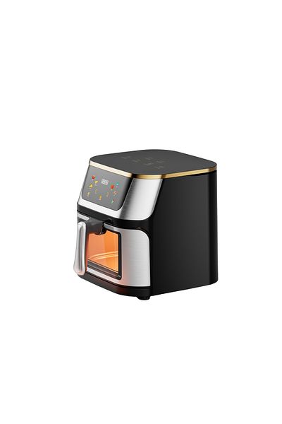 HTH Air Fryer, extra large capacity 12L 2400W,one touch LCD panel