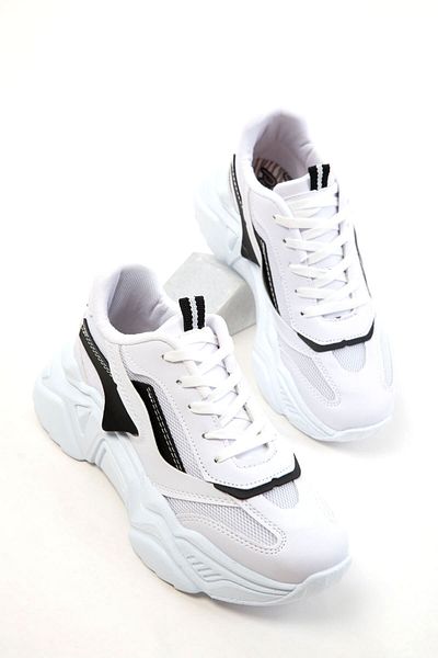 SOHO White-Black Women's Sneaker 20609
