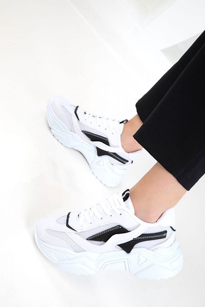 SOHO White-Black Women's Sneaker 20609