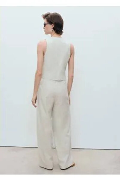 MANGO TROUSERS HONEY