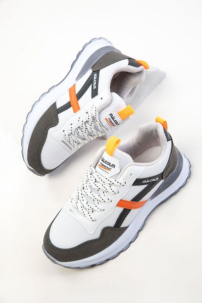 SOHO Smoked-White-Orange Men's Sneaker 20630