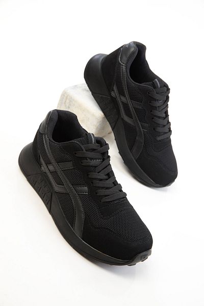 SOHO Black-Black Women's Sneaker 20654