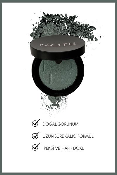 NOTE Luminous Silk Eyeshadow Single Eyeshadow – 11 Green