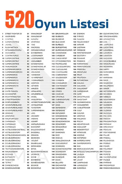 MATEO Kırmızı SUP 520 Oyunlu Mini Atari Gameboy&Gamebox Oyun Konsolu Atari Nintendo Gaming Kablosuz Game