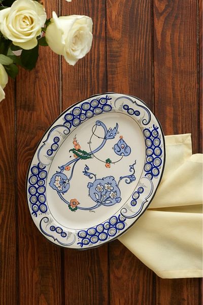 Karaca İznik Hatai Boat Plate 30 cm
