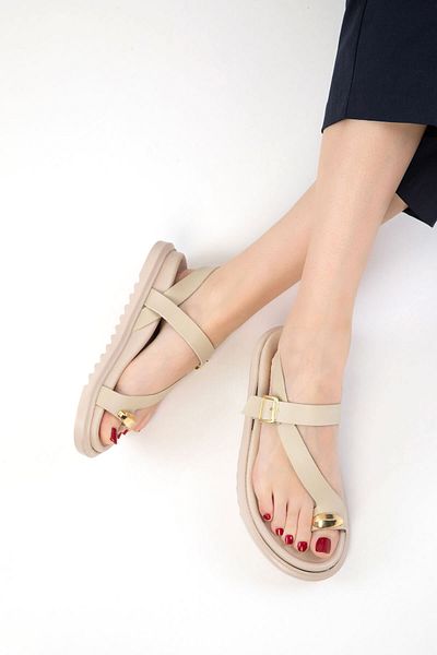 SOHO Beige Women's Sandals 20638
