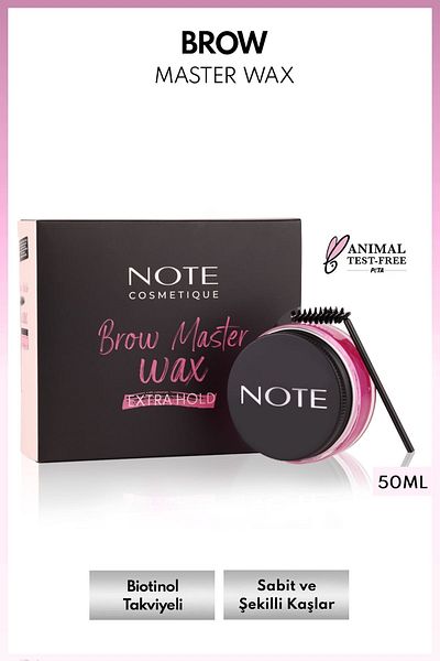 NOTE Colorless Brow Master Eyebrow Stabilizer and Styling Wax