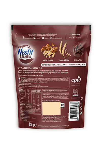 Nesfit Nesfit Granola 300gr Çikolata x 2