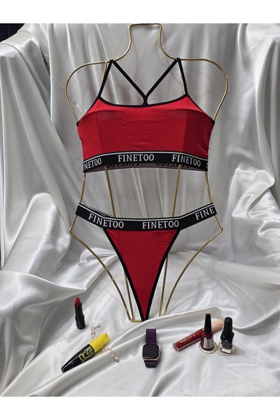 Dominant BRONZE WRİST SPORT OVERBUST, SHORTS, STRİNG 3LÜ PAKET