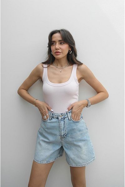 Havoş Powder Pink Axel Thick Strap Undershirt