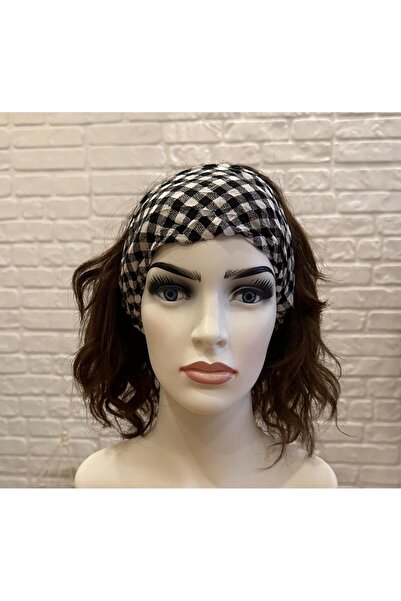 SOS S.O.S Hair Tape Black and White Checked