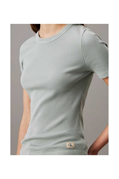 Calvin Klein Green (Mint Green) Women's Tshirt J20J224639Pcy