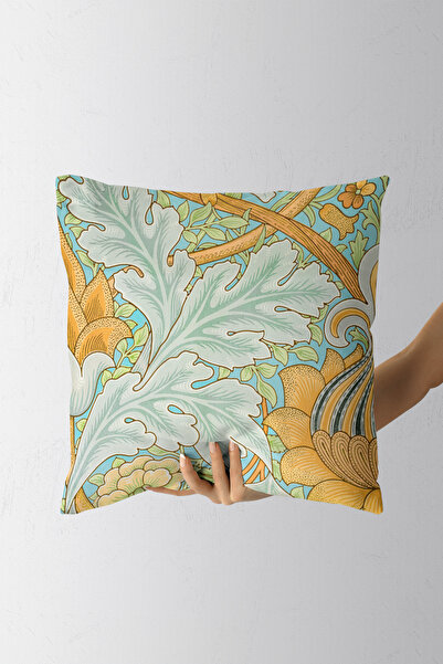 Ulu Home غطاء وسادة مزدوج الجوانب من ويليام موريس ST جيمس