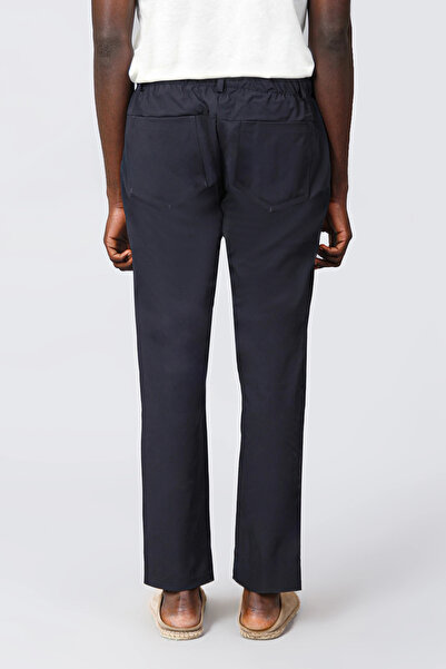 Isaora Streç Su İtici Regular Fit Normal Bel Düz Paça Chino Pantolon Erkek PANTOLON ISR5126 NAVY