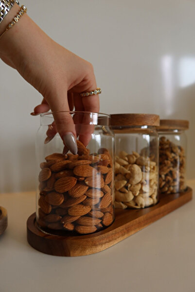 Mirilliahome Acacia Jar: Tea Coffee Sugar Jar with Elegance and Functionality Together