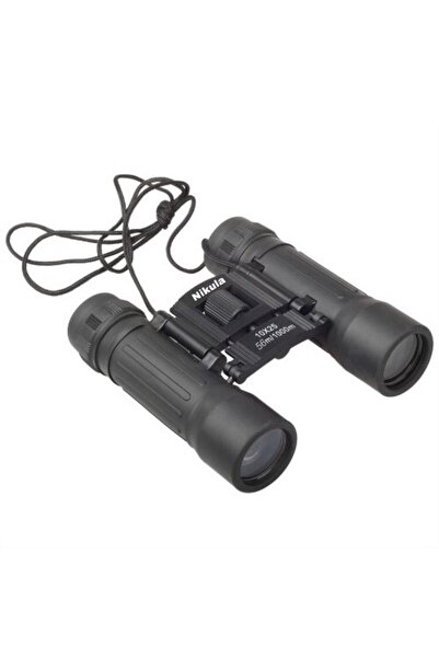 Nikula 10X25 Av Dürbünü -56M/1000M - Kauçuk Kaplama Siyah
